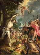 Hans von Aachen Martyrdom of Saint Sebastian oil